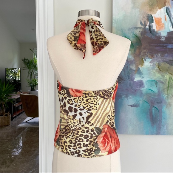 🌟SOLD🌟 St John Halter Scarf Top - Picture 4 of 6
